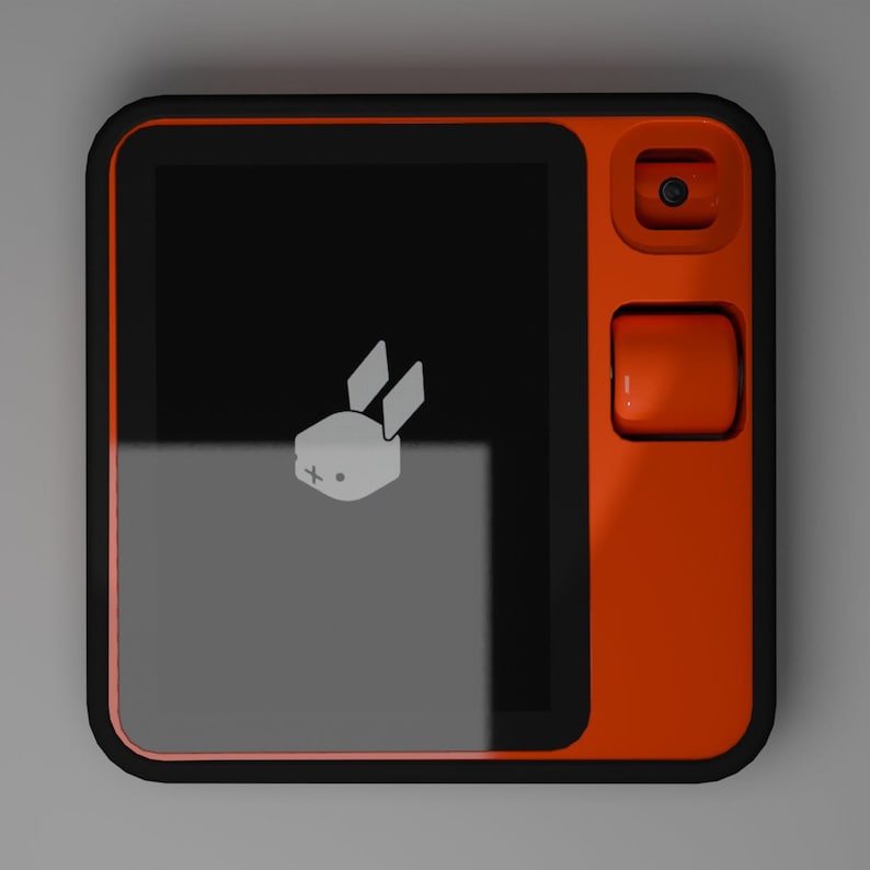 Rabbit R1 3D Printed Soft Flexible Sleek Bumper Case. TPU image 3