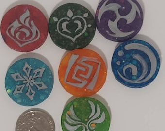 Genshin Element tokens