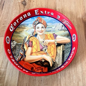 ☆レトロポップ☆Corona Extra Victoria・メタルビールトレイ ☆レトロポップ☆Corona Extra Victoria・メタルビールトレイ ☆レトロ