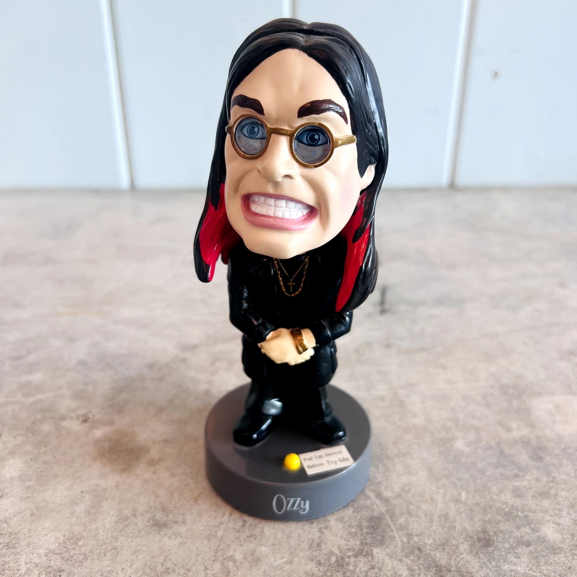 Ozzy Osbourne OZZY Bobblehead Bobbing Bubble Head Talking