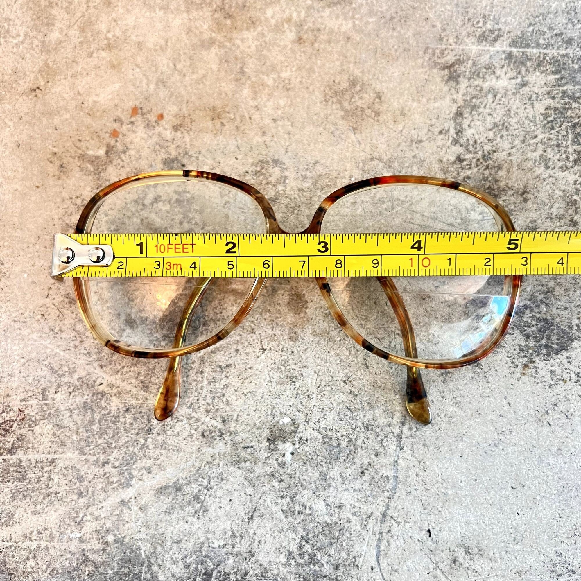 Vintage 1970s Eye Glasses Groovy Retro Oversize Diane Von 