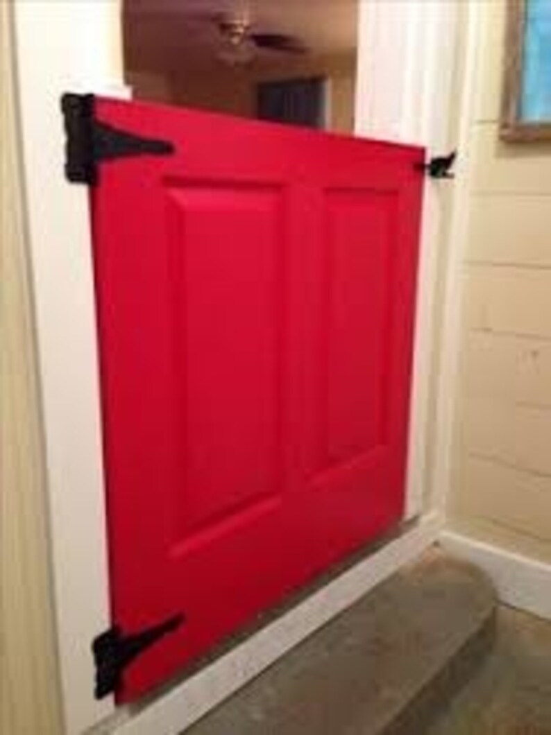Half Door Baby Pet Gate Etsy