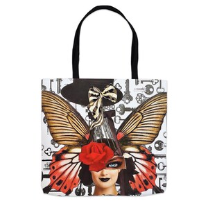 Tote Bags / Designer Tote Bag / Art Tote / Poppy Tote Bag