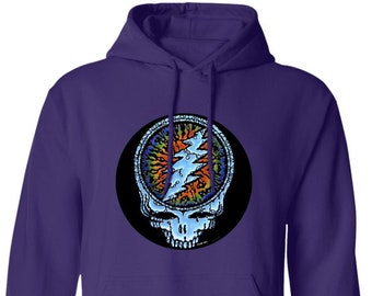 Grateful dead hoodie etsy Clearance
