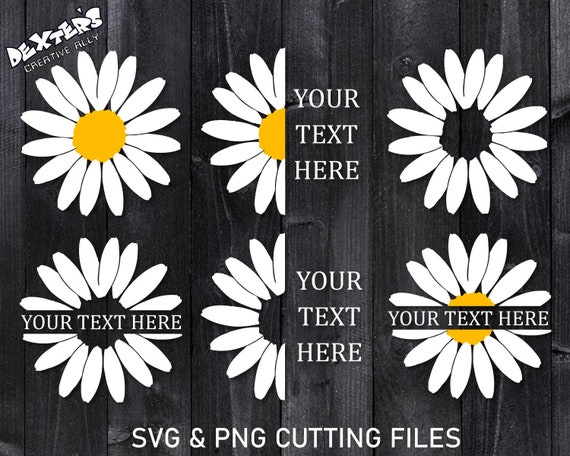 Download Daisy Bundle Svg Flower Svg Monogram Svg Floral Svg Daisy Etsy