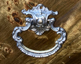 Pewter Finished Keeler Brass Ring Pull Drawer Handle