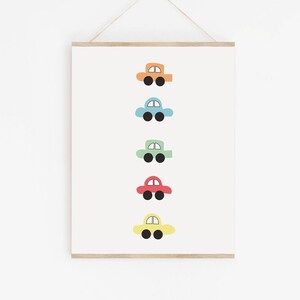 Cars Print Nursery, Cars Art Kids Room, Cars Wall Decor For Boys, Nursery Printable Art, Car Theme Room, Boy Room Art, Baby Boy, Toddler Art
