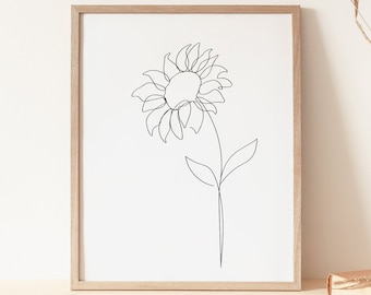Sunflower Linework Art & Collectibles Linework Sunflower Fiber Arts etna.com.pe