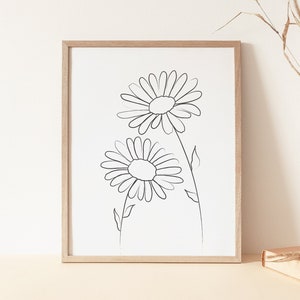 Daisies Art Print Etsy Singapore