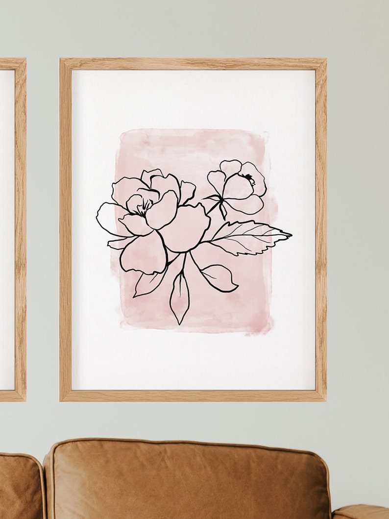 Set of 3 Prints Flower Floral Print Set of 3 Floral Print Etsy