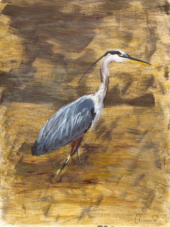 blue heron stuffed animal