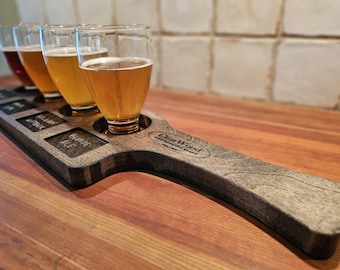Planche de vol pour dégustation / Tasting Flight Board