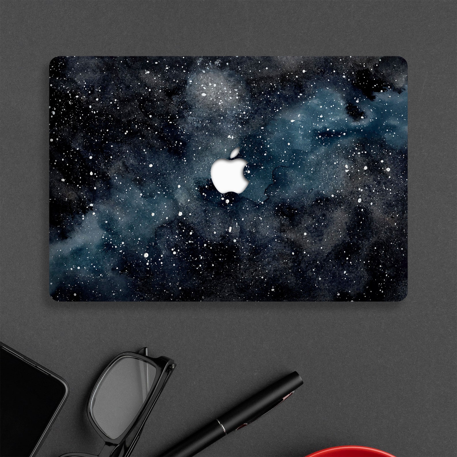 Galaxy laptop skin cover space laptop print galaxy sticker | Etsy