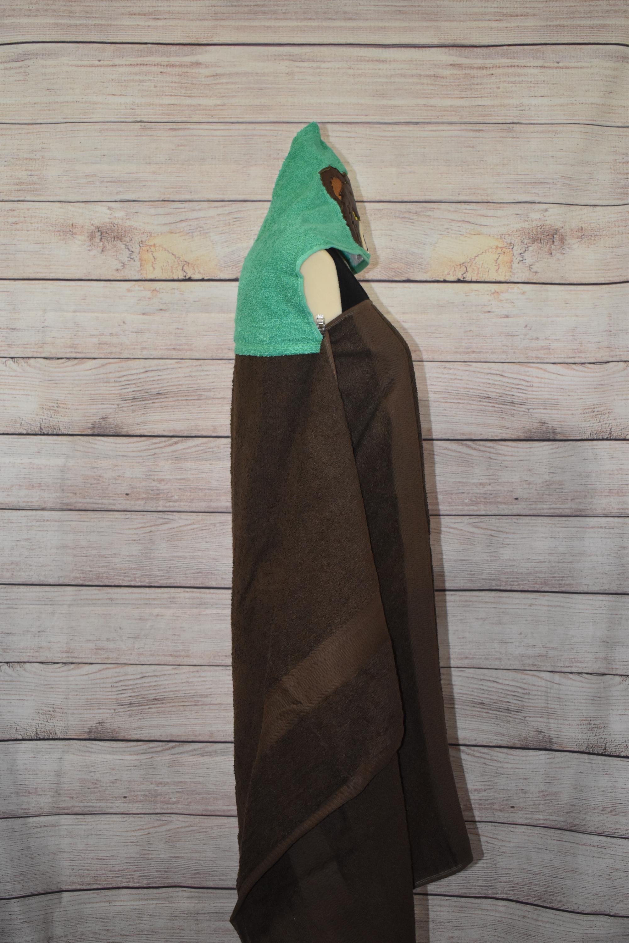 Bear Hooded Towel/Personalized Free /Unique Gift/Bath Towel/Pool Towel/Beach Towel/Child Towel - Thumbnail 3