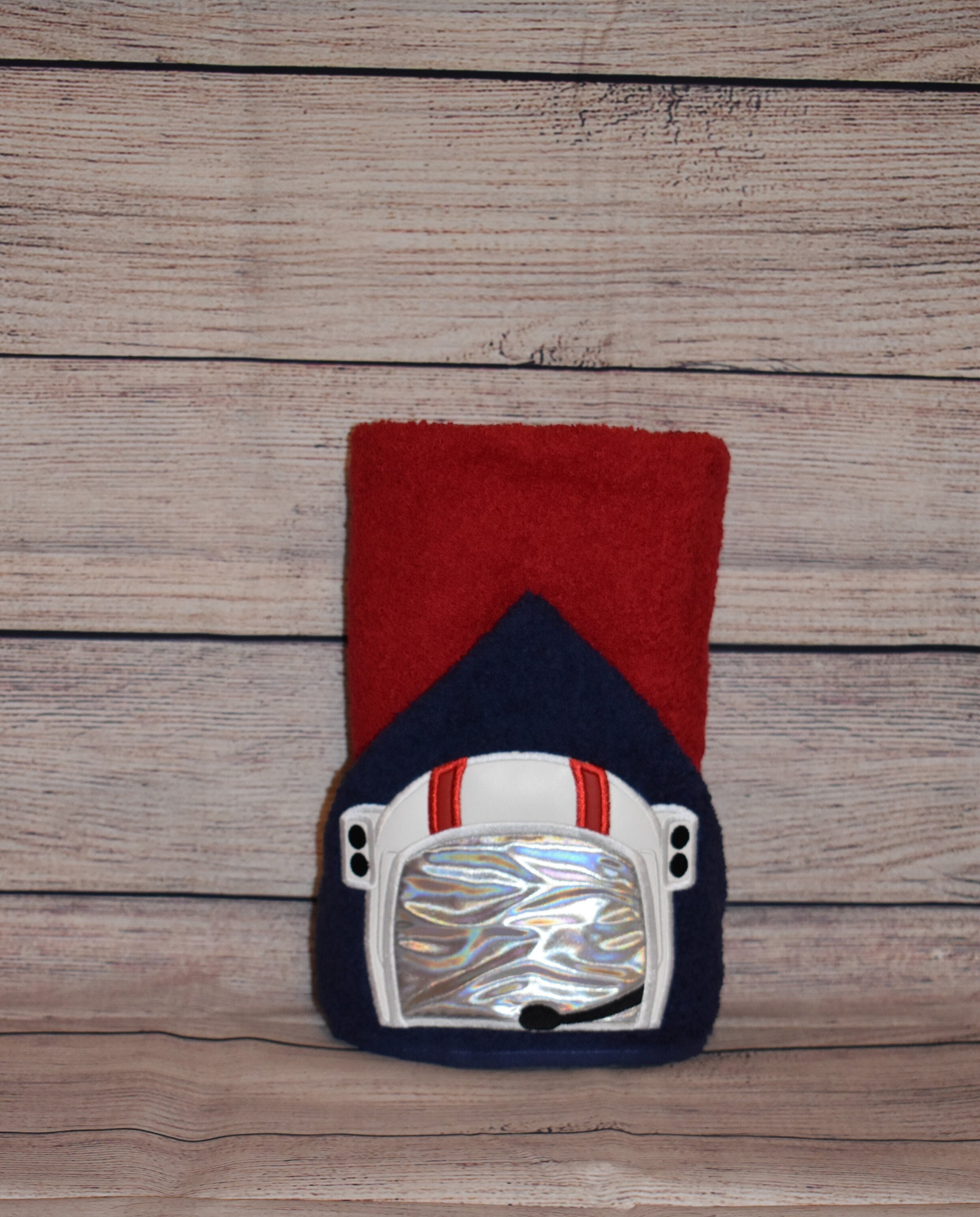 Astronaut Hooded Towel, Personalized Free, Unique Gift, Bath Towel, Pool Towel, Beach Towel, Child Towel - Thumbnail 2