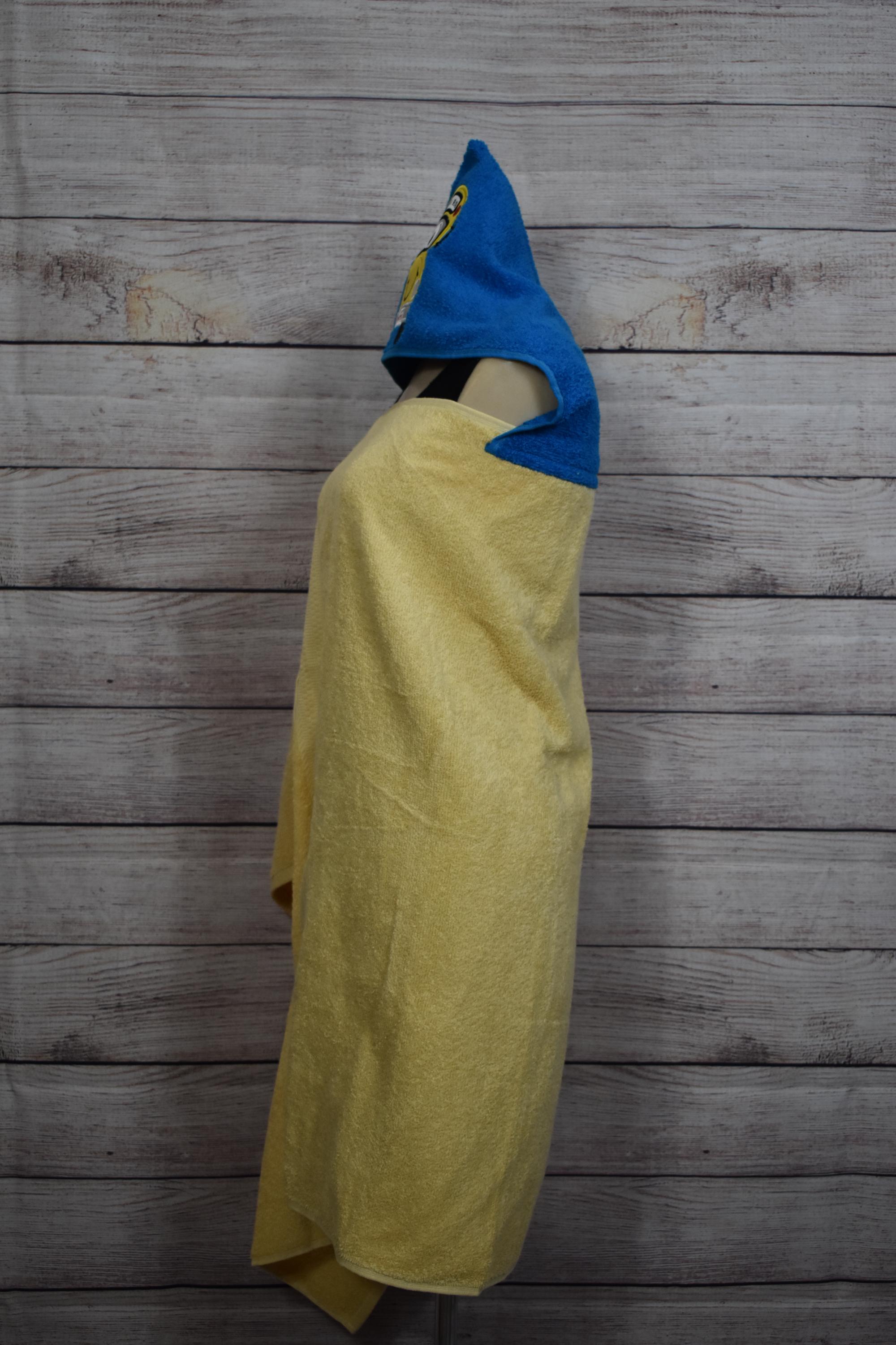 School Bus Hooded Towel, Personalized Free, Unique Gift, Bath Towel, Pool Towel, Beach Towel, Child Towel - Thumbnail 5