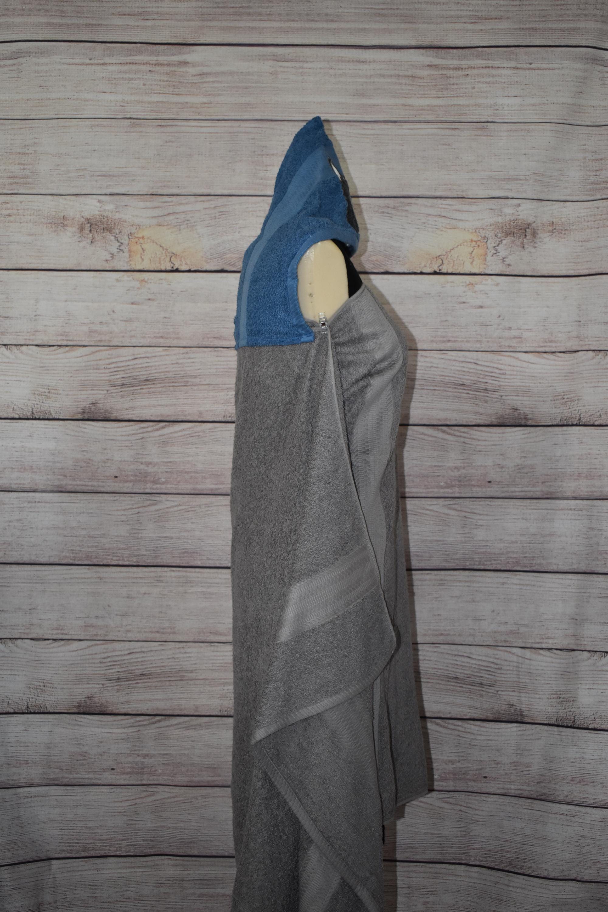 Wolf Hooded Towel, Personalized Free, Unique Gift, Bath Towel, Pool Towel, Beach Towel, Child Towel - Thumbnail 3