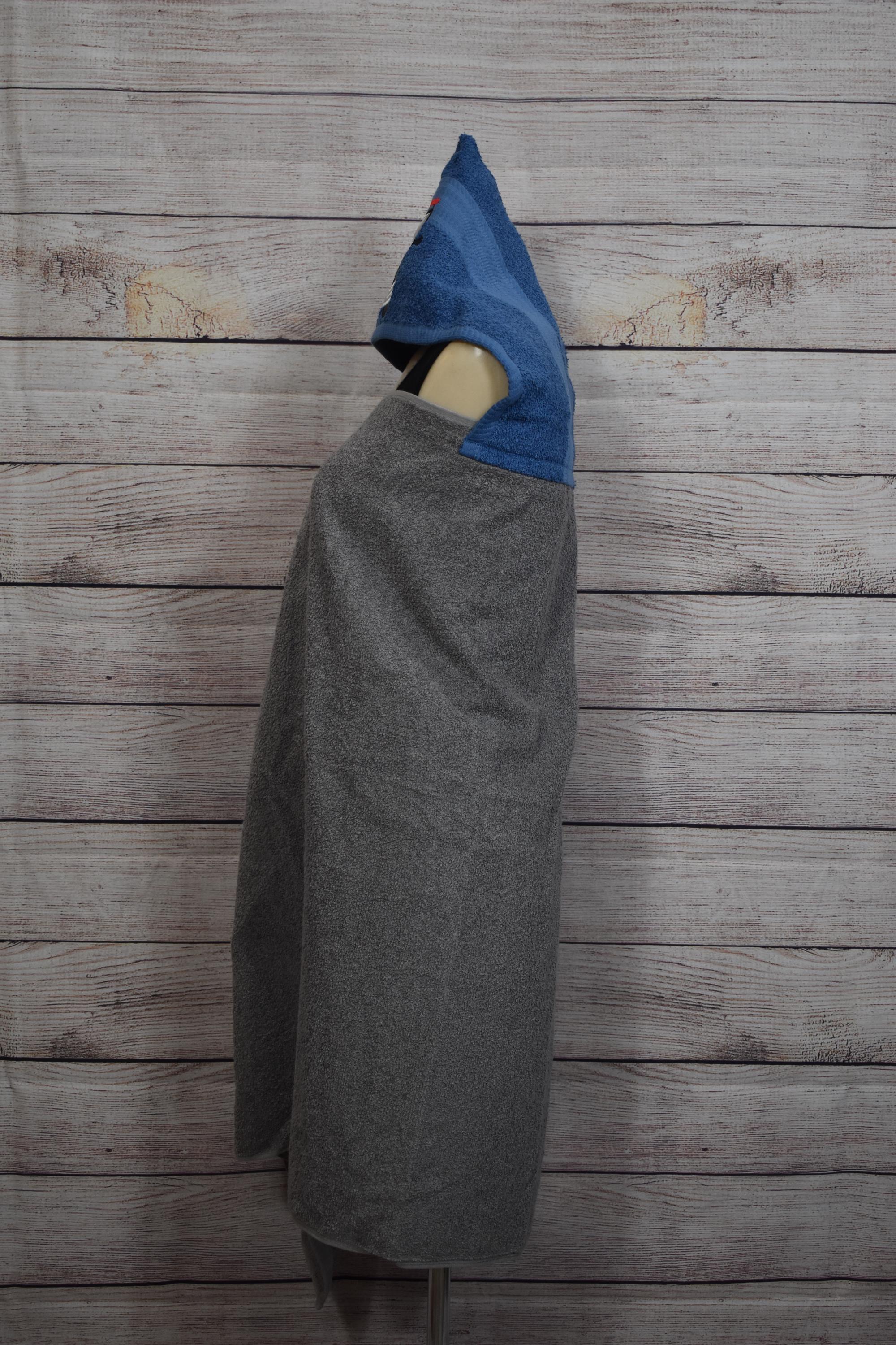 Police Car Hooded Towel, Personalized Free, Unique Gift, Bath Towel, Pool Towel, Beach Towel, Child Towel - Thumbnail 6