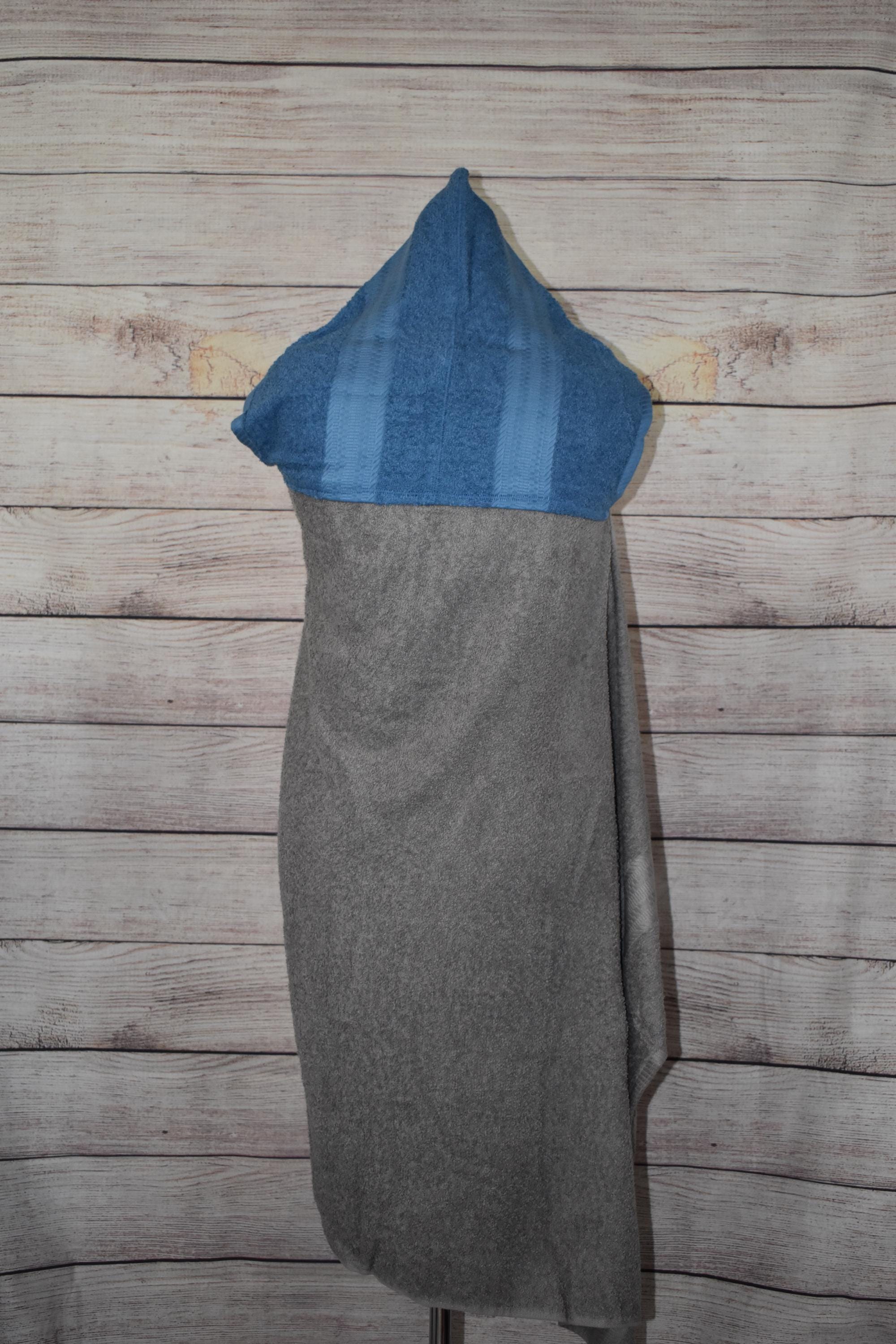 Wolf Hooded Towel, Personalized Free, Unique Gift, Bath Towel, Pool Towel, Beach Towel, Child Towel - Thumbnail 4