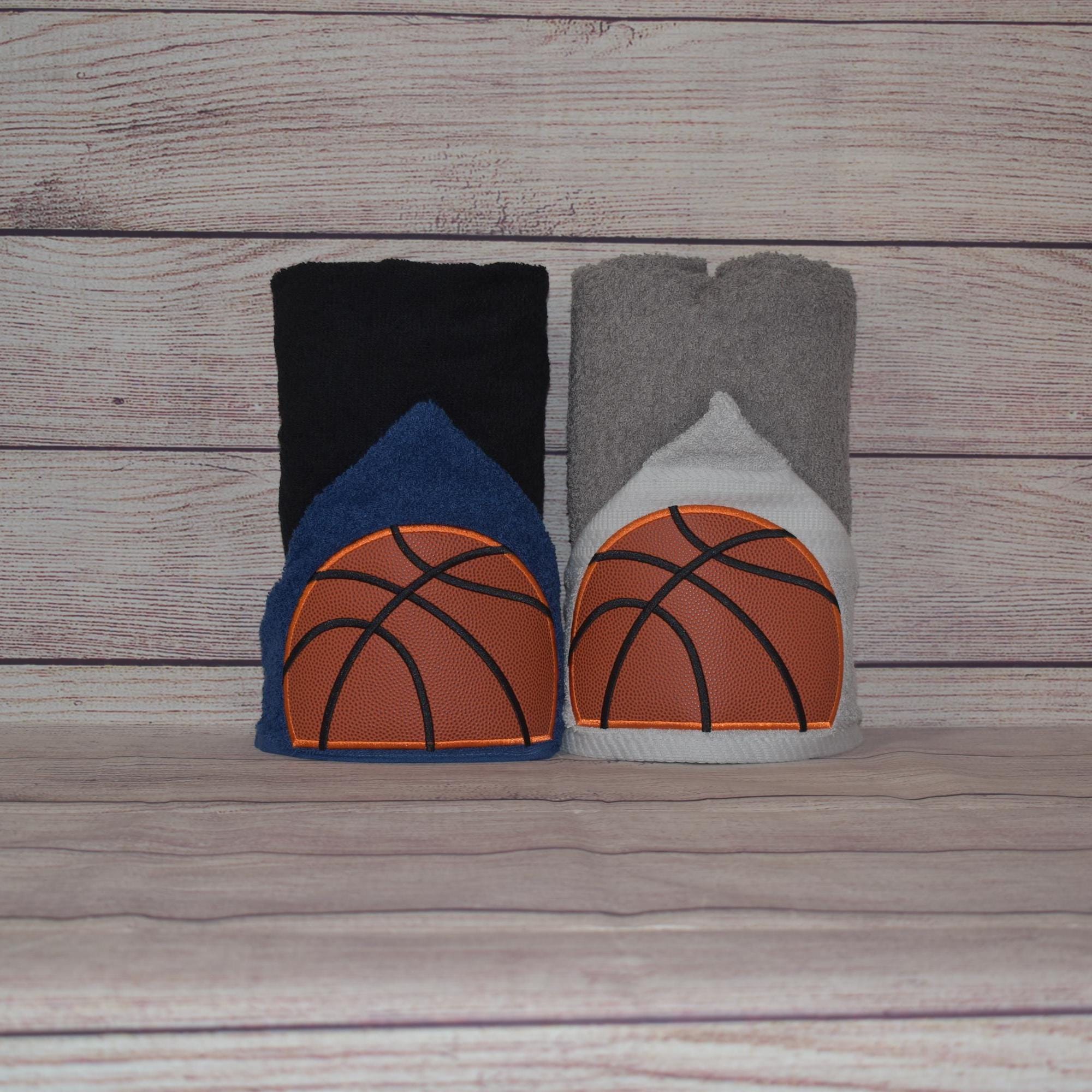 Basketball Hooded Towel, Personalized Free, Unique Gift, Bath Towel, Pool Towel, Beach Towel, Child Towel