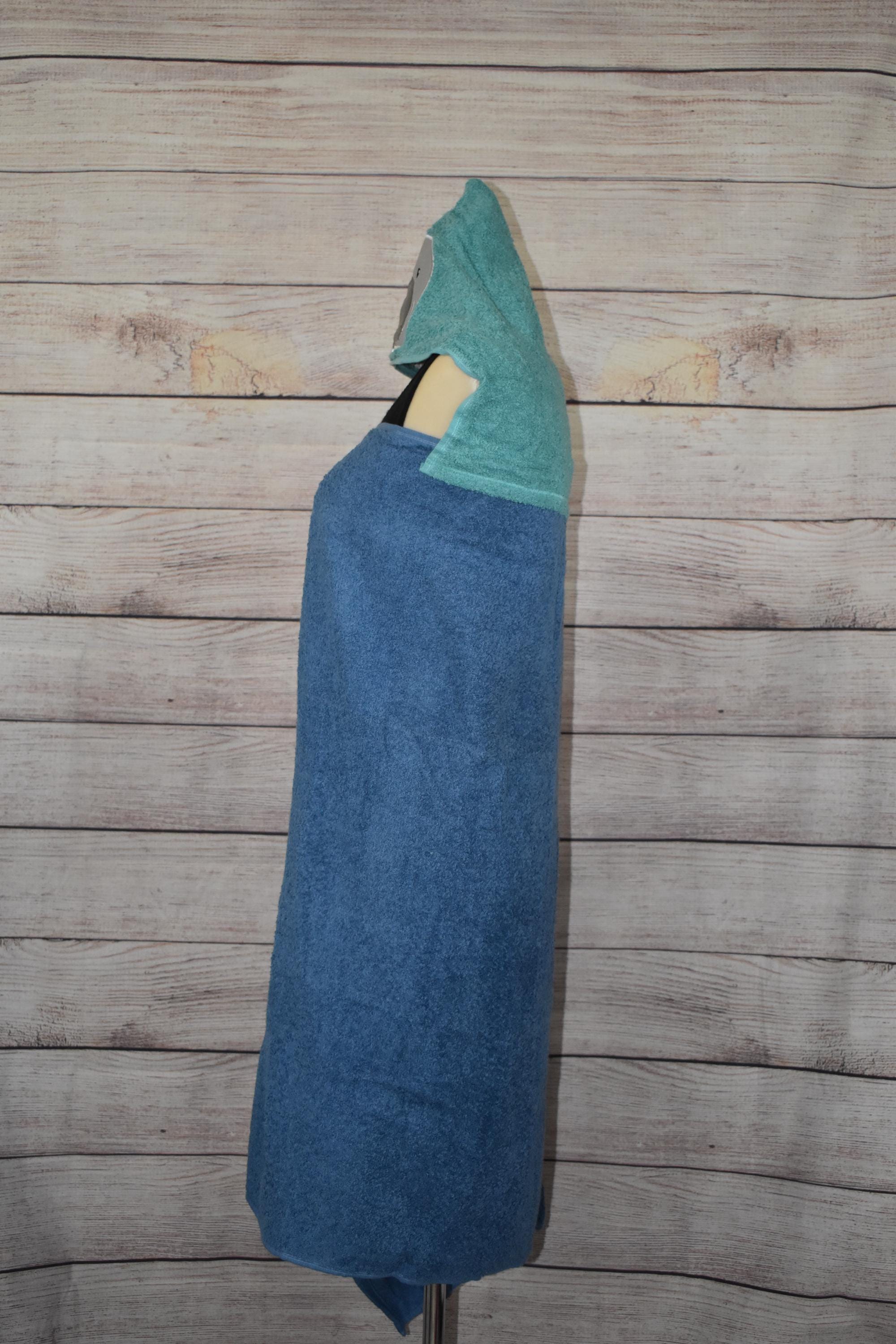 Manatee Hooded Towel, Personalized Free, Unique Gift, Bath Towel, Pool Towel, Beach Towel, Child Towel - Thumbnail 5