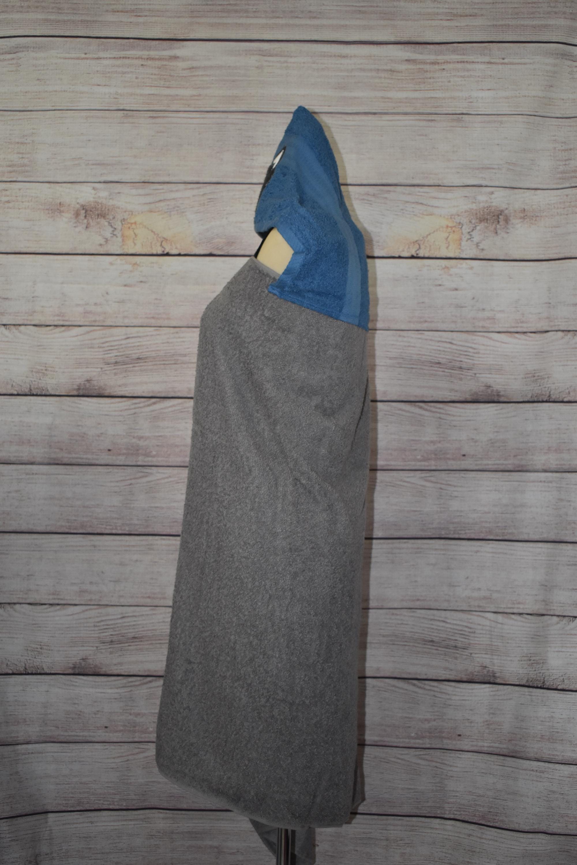Wolf Hooded Towel, Personalized Free, Unique Gift, Bath Towel, Pool Towel, Beach Towel, Child Towel - Thumbnail 5