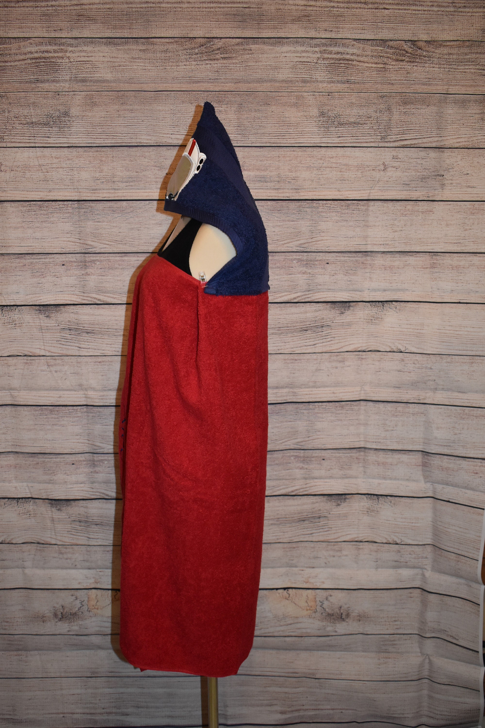 Astronaut Hooded Towel, Personalized Free, Unique Gift, Bath Towel, Pool Towel, Beach Towel, Child Towel - Thumbnail 5
