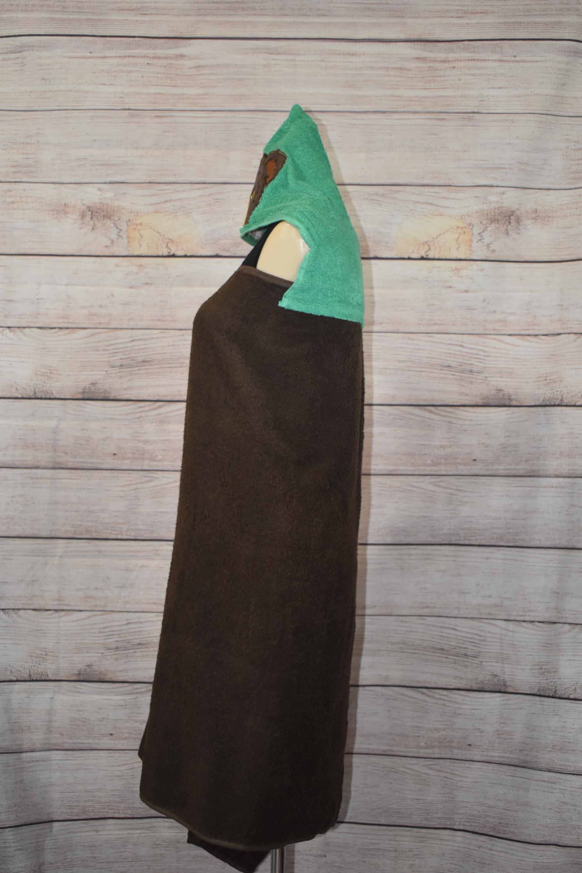 Bear Hooded Towel/Personalized Free /Unique Gift/Bath Towel/Pool Towel/Beach Towel/Child Towel - Thumbnail 5