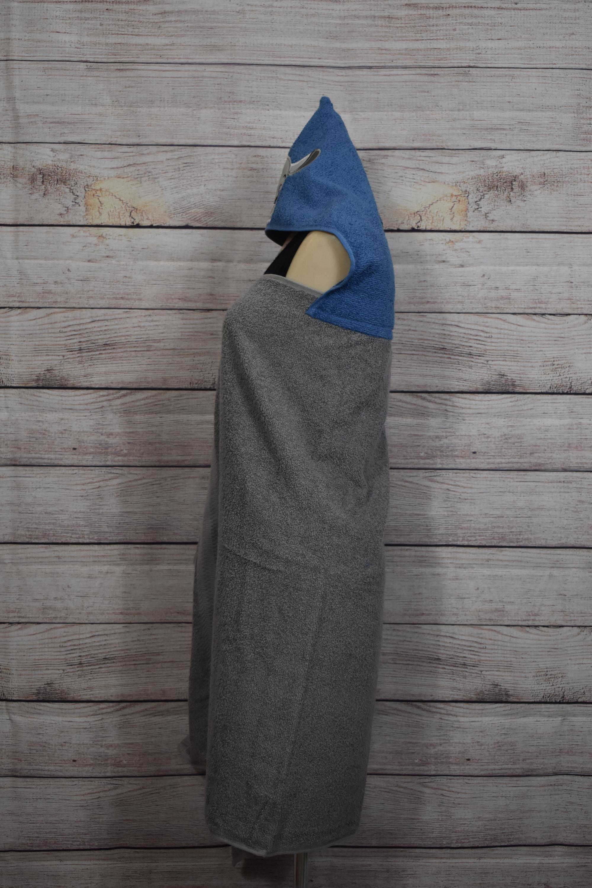 Rhino Hooded Towel, Personalized Free, Unique Gift, Bath Towel, Pool Towel, Beach Towel, Child Towel - Thumbnail 3
