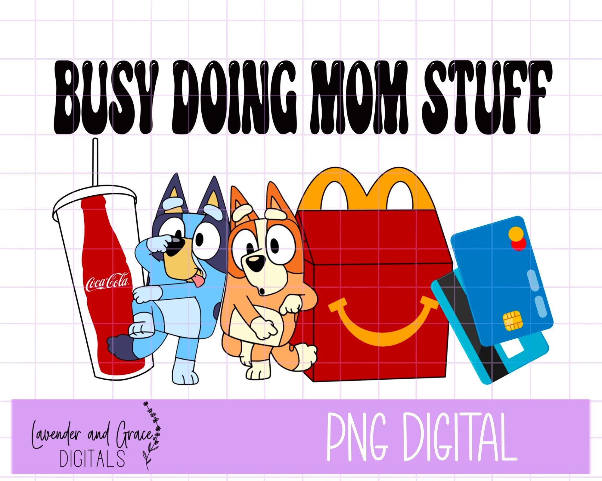 Bluey Busy Doing Mom Stuff Mugs