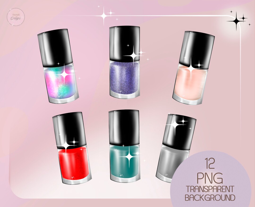 Nail Polish Png, Nail Polish Clipart, Beauty Accessories Png, Spa Salon