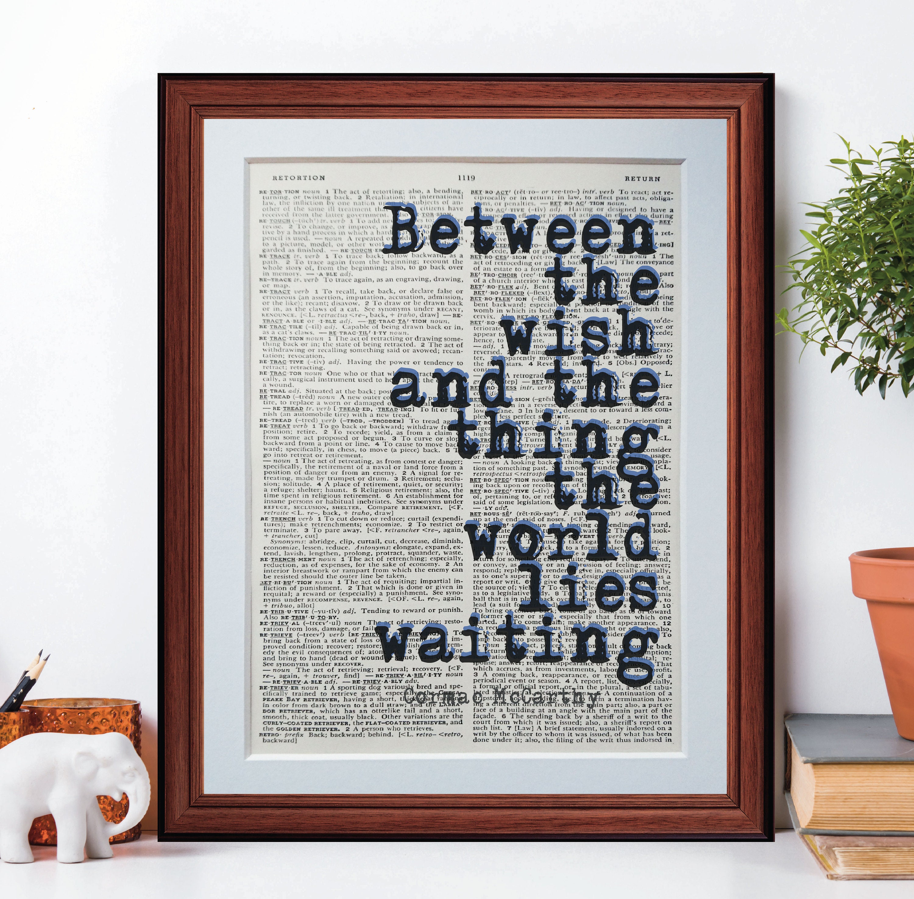 Cormac Mccarthy Quote Dictionary Page Art Print Vintage Etsy