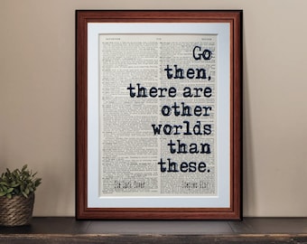 The Dark Tower Stephen King quote dictionary page art print - vintage antique inspiration