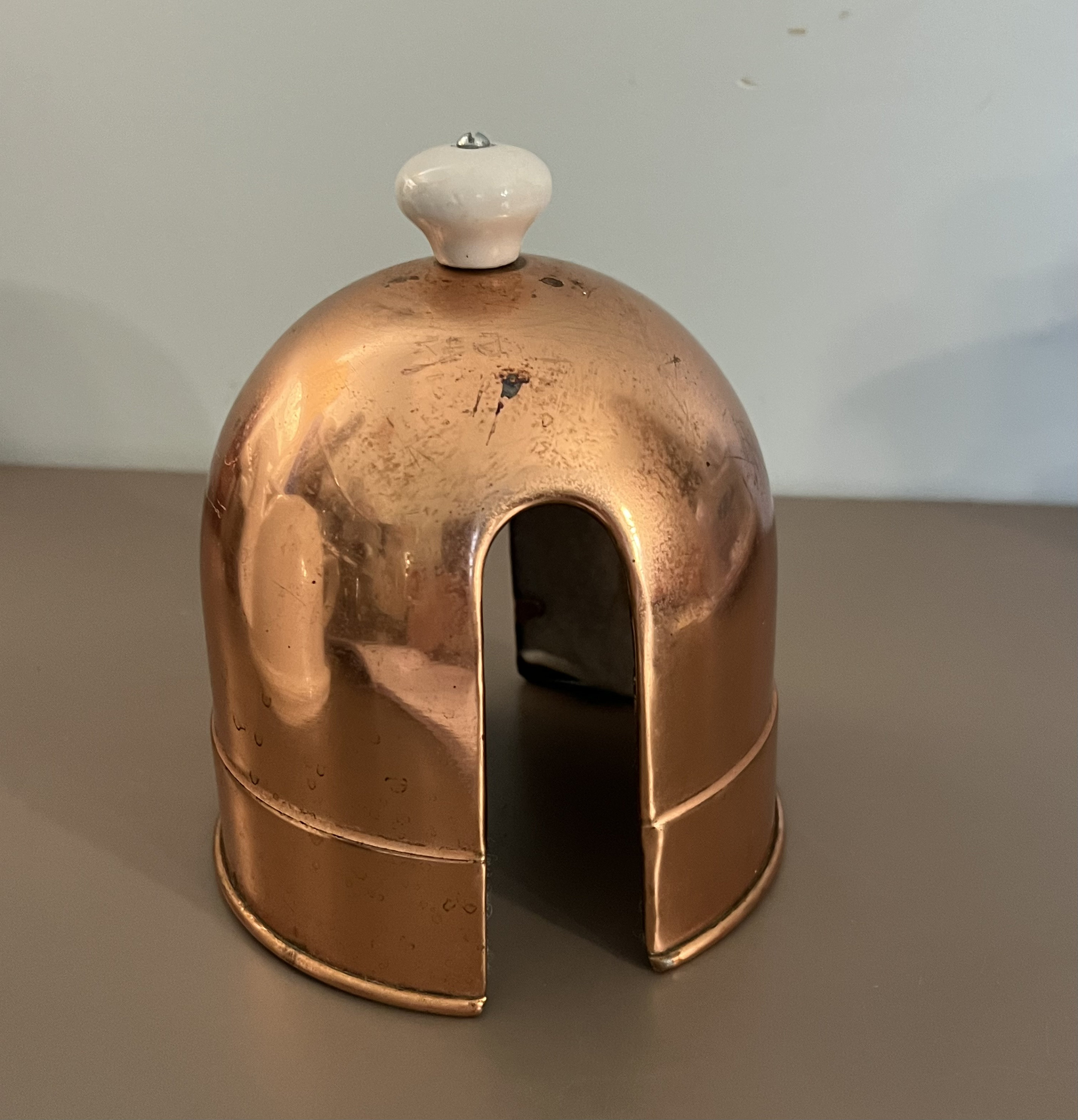 Vintage Porcelain Teapot With Lined Copper Tea Cozy Etsy