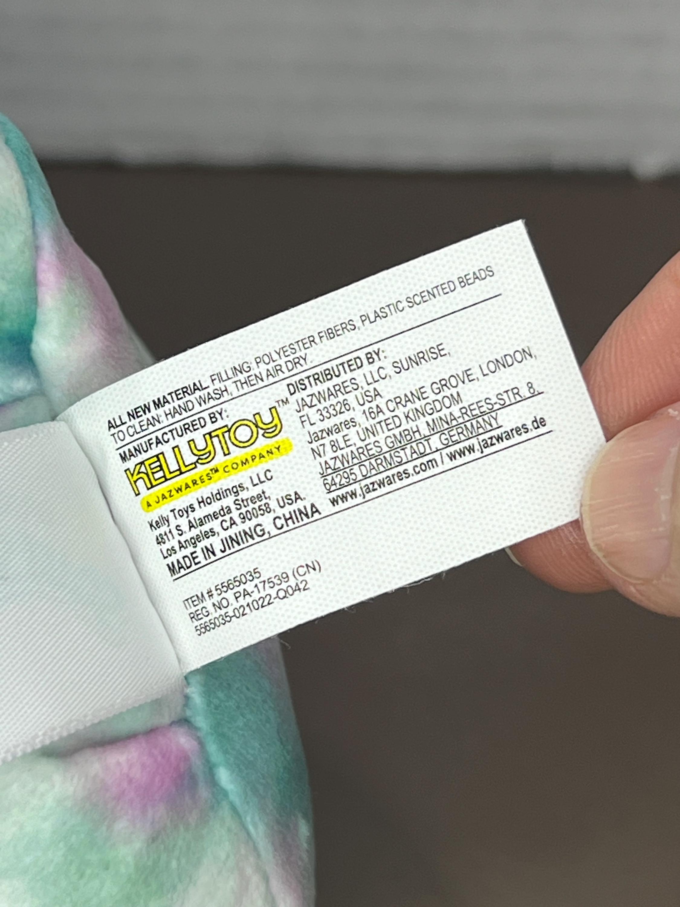 Squishmallow Kellytoy 5” Tie Dyed Mystery Squad Yasmina the