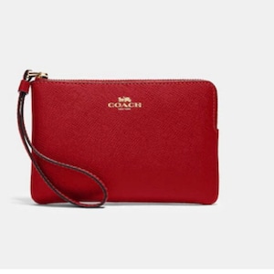 Coach Corner Zip Wristlet NWT