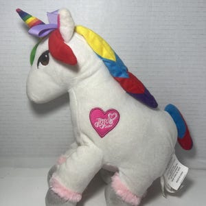 JoJo Siwa Nickelodeon Unicorn 10” Plush Stuffed Animal with Rainbow Details 2018