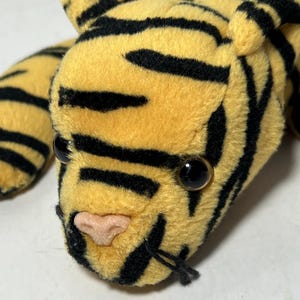 Vintage TY Beanie Babies Stripes the Tiger (1995) Plush