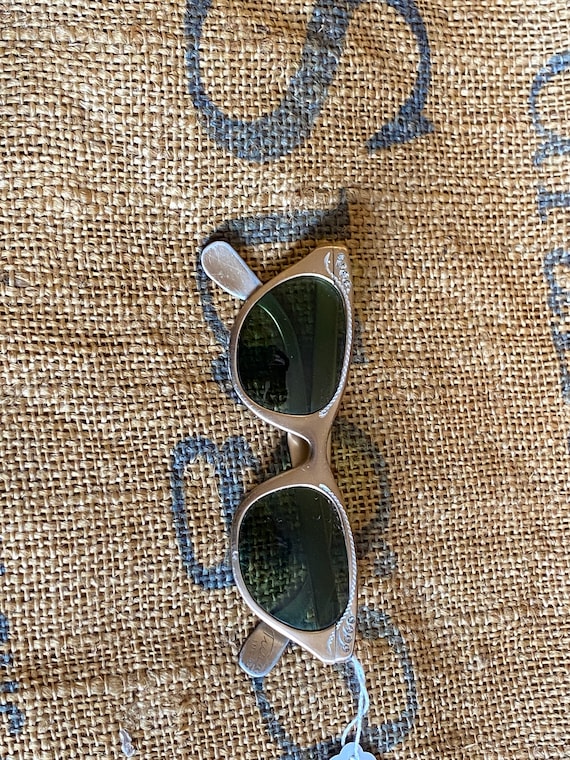 Tura 1950s Cat Eye Aluminum Sunglasses