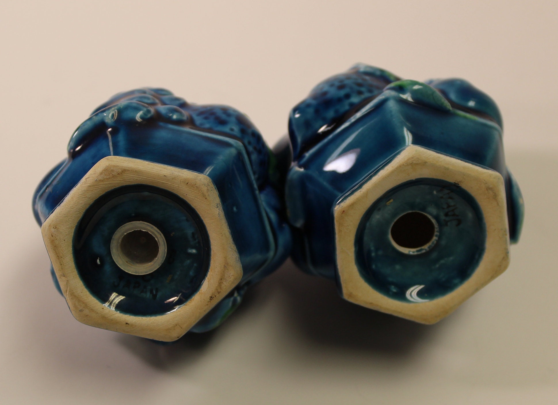 Inarco Mood Indigo Blue Salt and Pepper Shakers Etsy