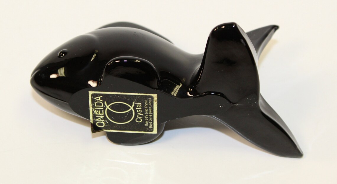 Oneida 24 Lead Crystal Fish Etsy