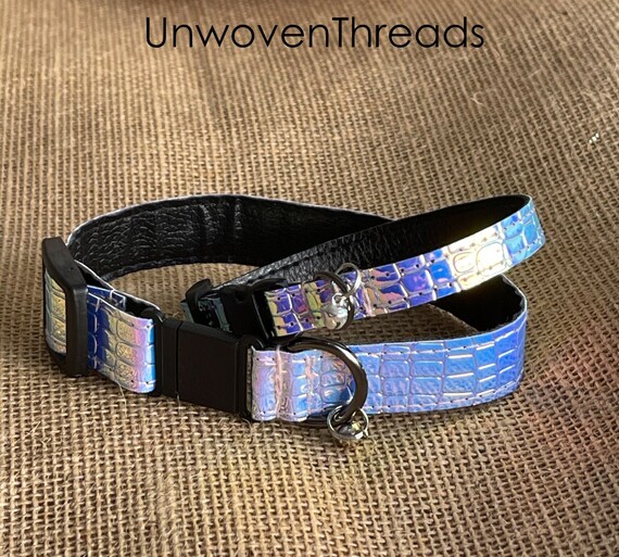 iridescent dog collar