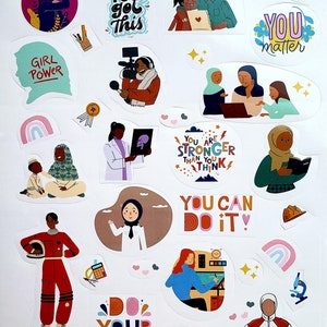 Muslim Girl Power stickers