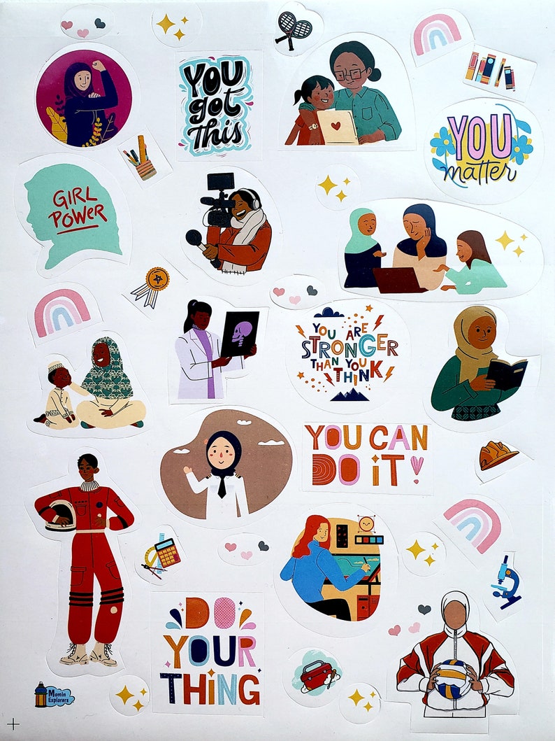 Muslim Girl Power stickers