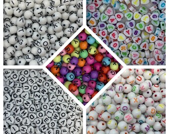 100 Acrylic Pastel Coloured Beads 8mm The Bead and Button Box Great for jewellery making beading and other crafts. decoration