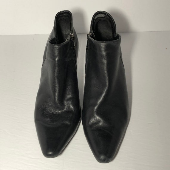 Blondo Leather Ankle Boots Black Size 7.5 - image 5