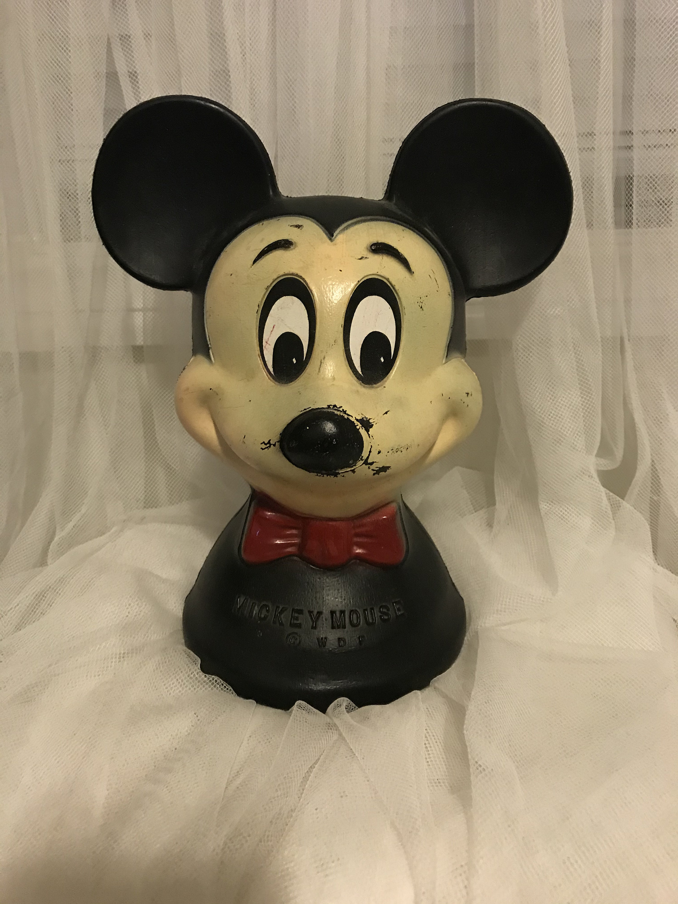 Vintage Mickey Mouse Piggy Bank Etsy