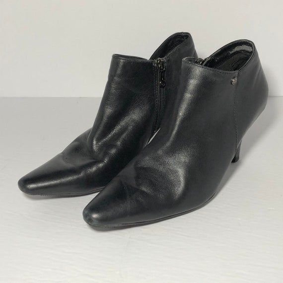 Blondo Leather Ankle Boots Black Size 7.5 - image 4