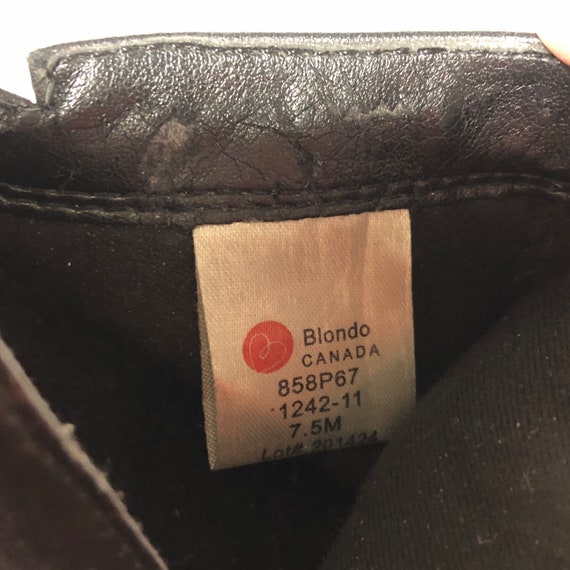 Blondo Leather Ankle Boots Black Size 7.5 - image 8