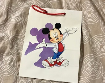 Mickey Mouse Gift bag Birthday Party Gift bag Vintage